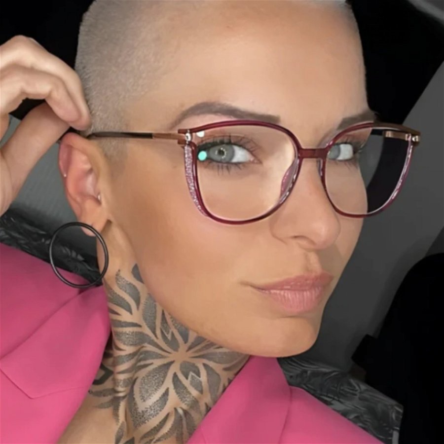 Gafa Correctora De Aumento Con Brillo + Estuche Regalo